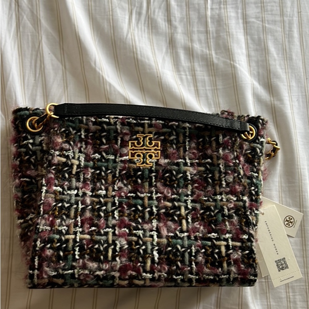 Tory Burch Britten Tweed mini tote